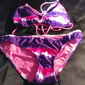2Pc Bathing Suit S Purple/Pink